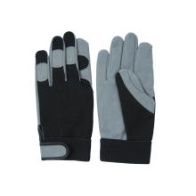 Synthetic Leather Palm Spandex Back Work Glove